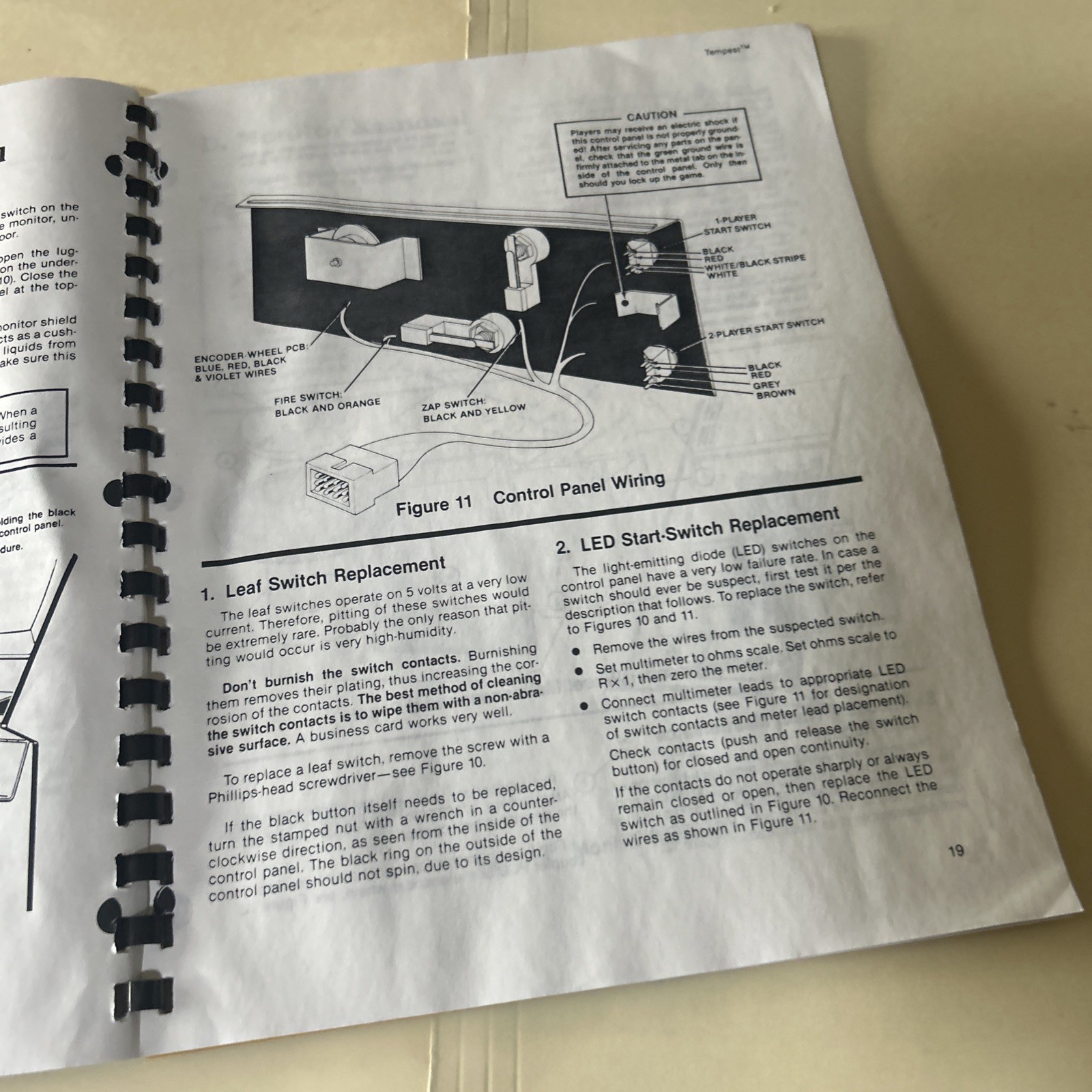 Copy? Atari Tempest Arcade Video game manual