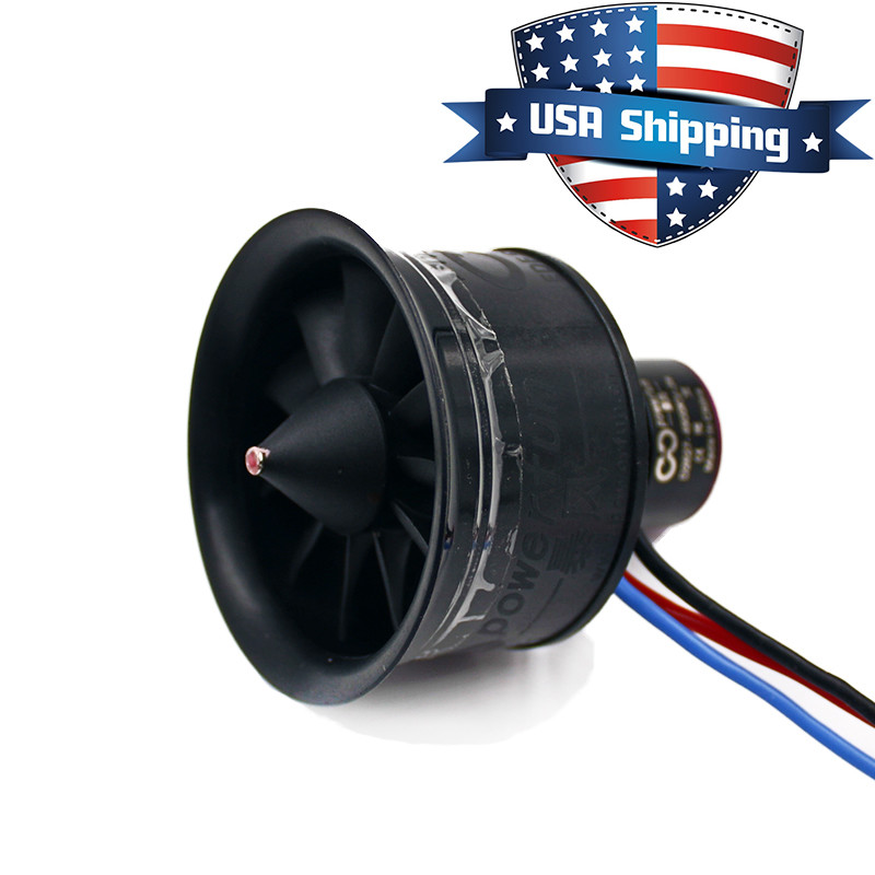 POWERFUN 50mm 11 Blade 4300KV EDF 4S LiPO 950g Thrust XRP CHANGESUN Replacement