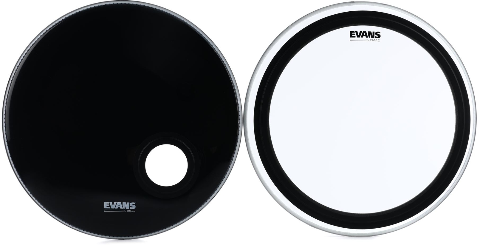 Evans Emad Bass Drum System Bundle - 22"