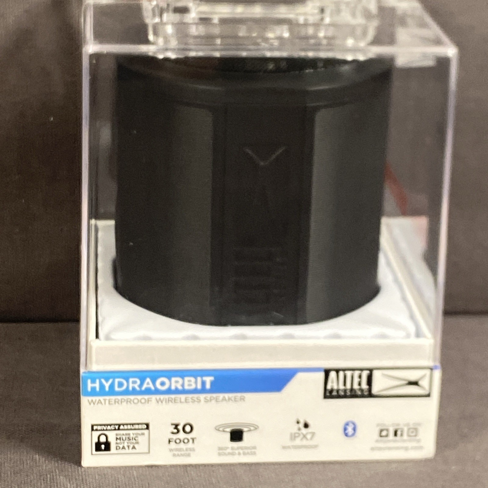 HydraOrbit Water, Everything Proof Bluetooth Speaker Altec Lansing Black