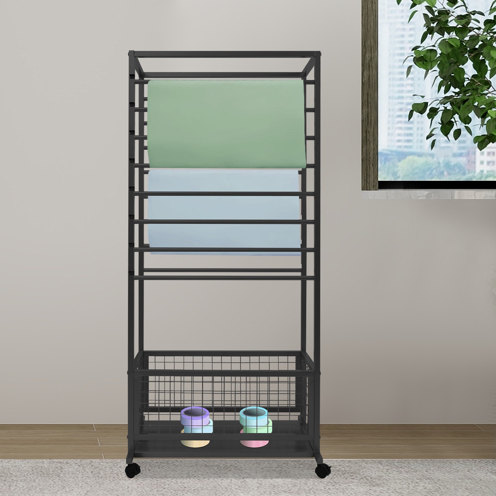 16-Layer Ribbon Display Rack Organizer Rack Storage Shelf Multi-Tier Organizer