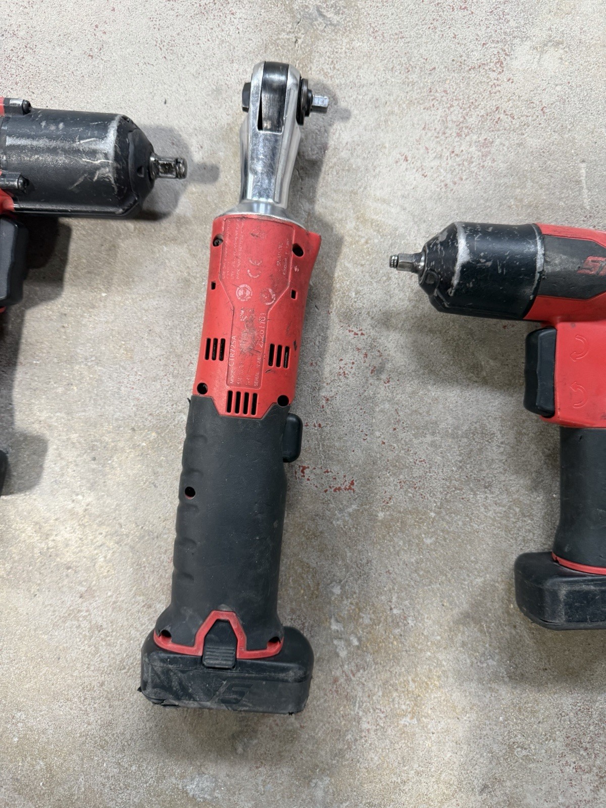Snap-on CTR725A CTR725 CTR726 14.4V Impact Driver & Ratchet Set Red/Black
