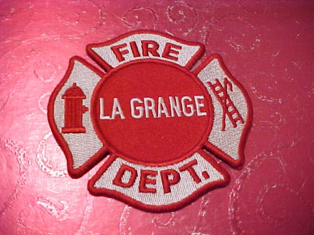 LA GRANGE ILLINOIS FIRE DEPARTMENT PATCH SHOULDER SIZE UNUSED