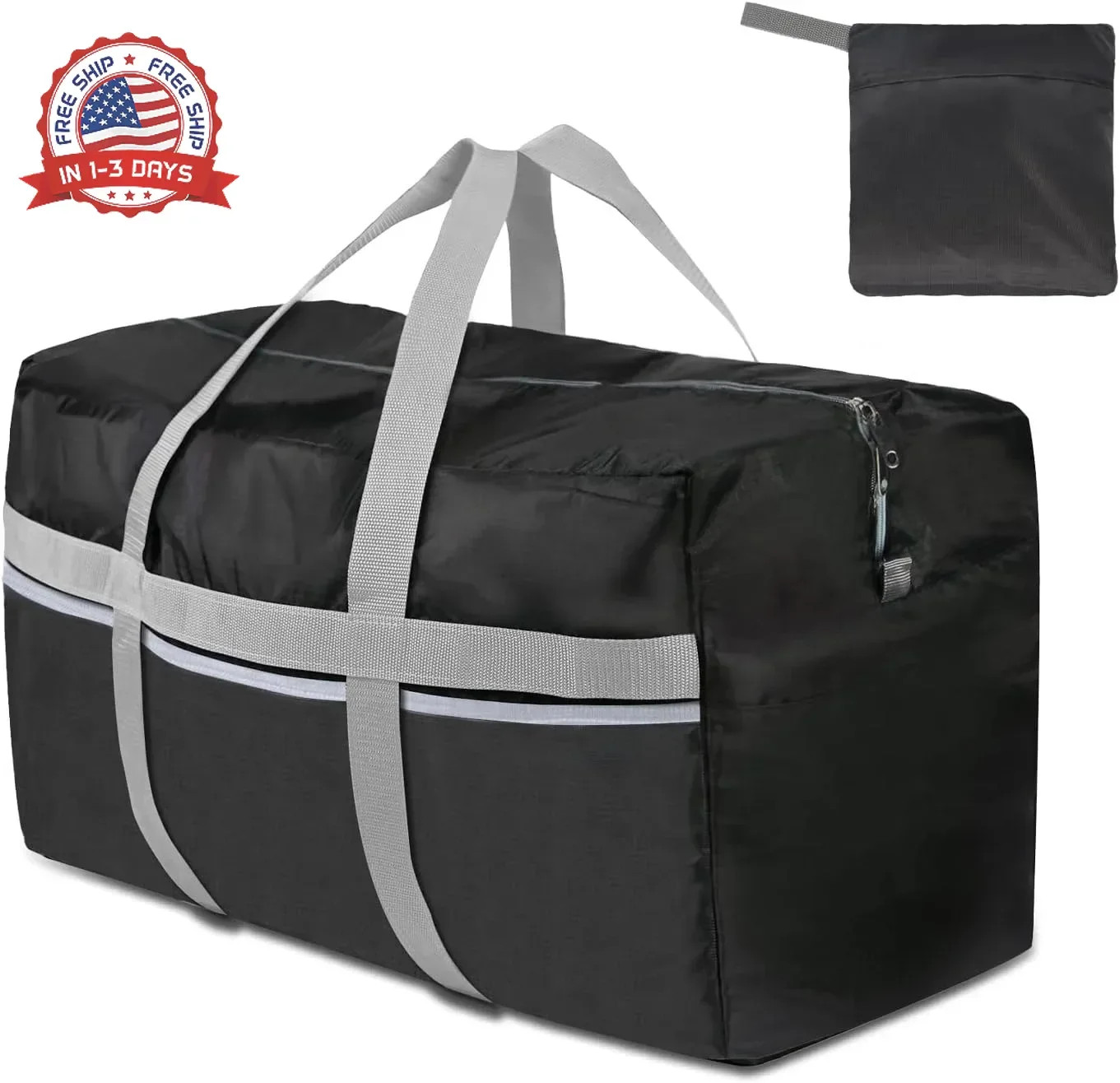 Extra Large Duffle Bag Lightweight, 96L Travel Duffel Bag Foldable for Men Women