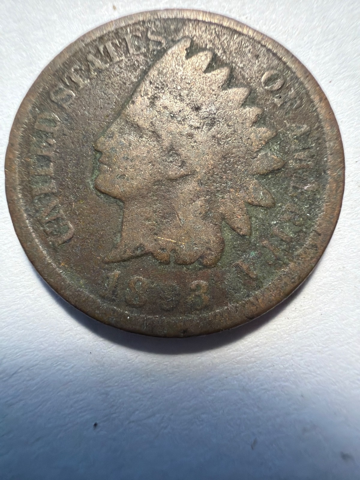 1893 United States Indian Head cent