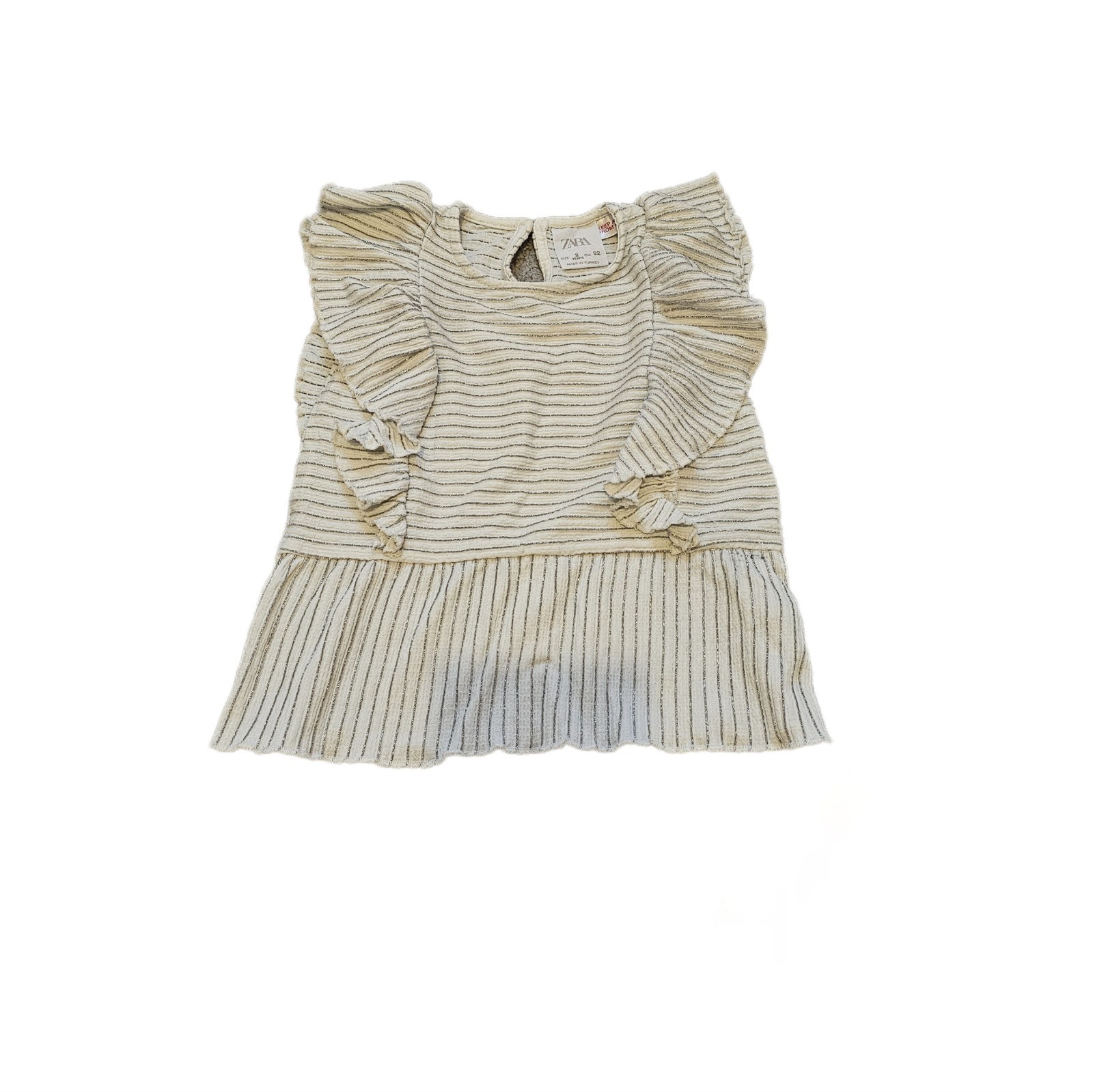 Babies White Sleeveless Top Size 2-3 Years Preloved Excellent Condition