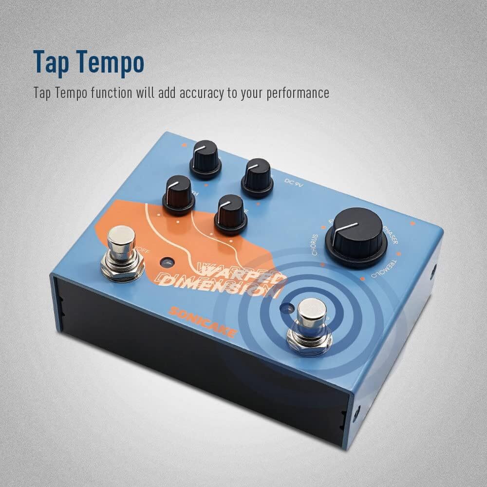 SONICAKE Warped Digital Modulation Pedal Chorus Guitar Effect Pedal