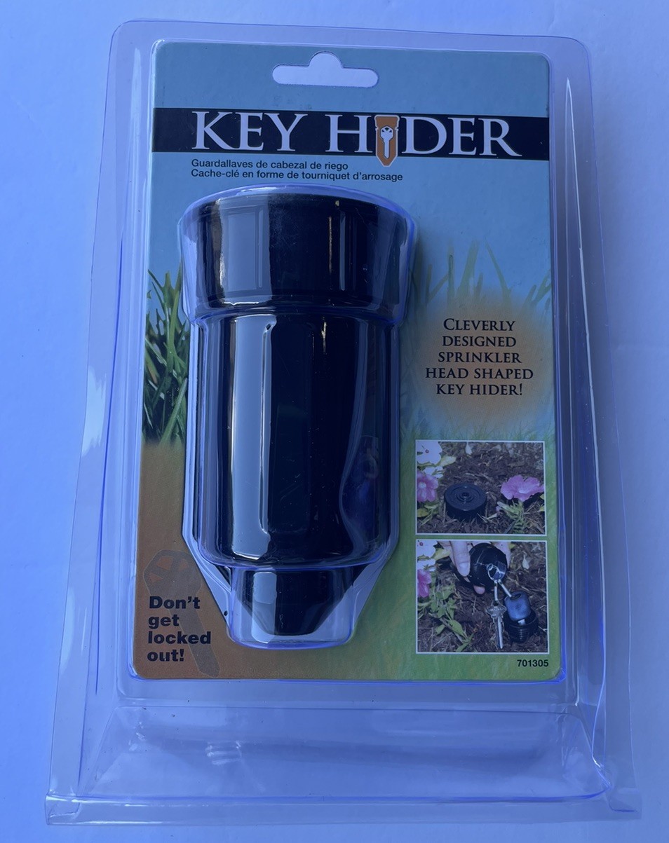 NEW Hide A Key Sprinkler Head Key Holder Outdoor Garden Yard Key Hider