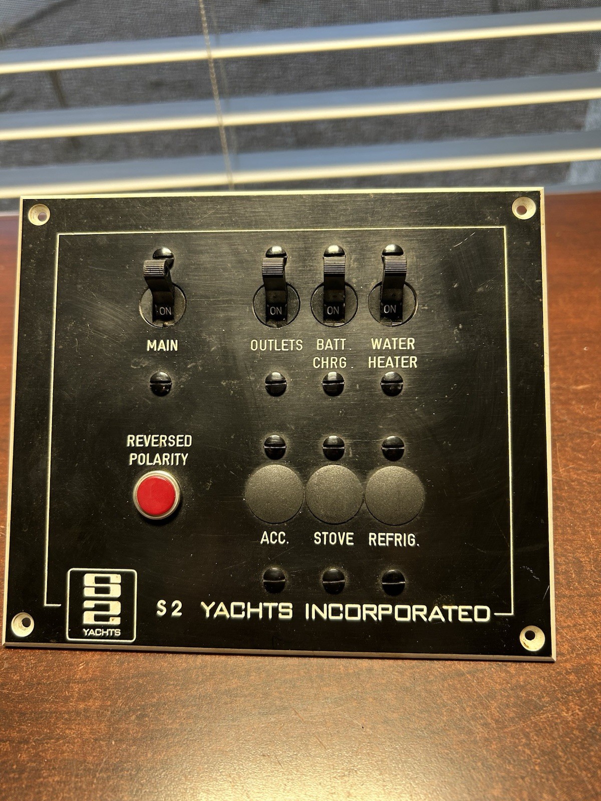 Vintage S2 Yachts Main Panel Switch Board Marine Electrical
