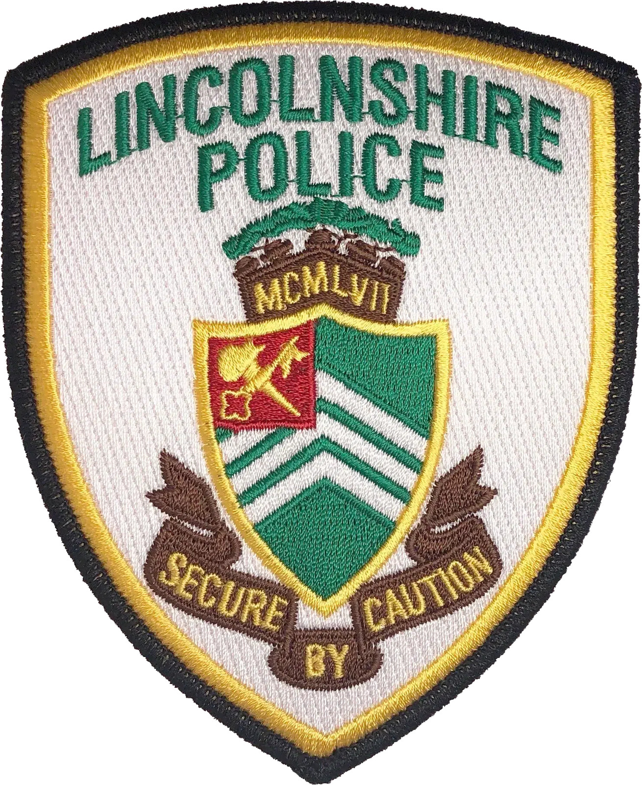 LINCOLNSHIRE POLICE DEPARTMENT SHOULDER PATCH
