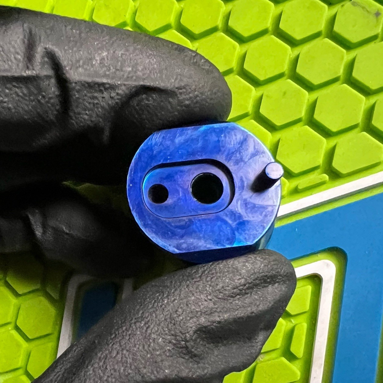 WDP ANGEL KAPP LCD PAINTBALL MARKER ANGLED VERTICAL ASA VASA - GLOSS BLUE
