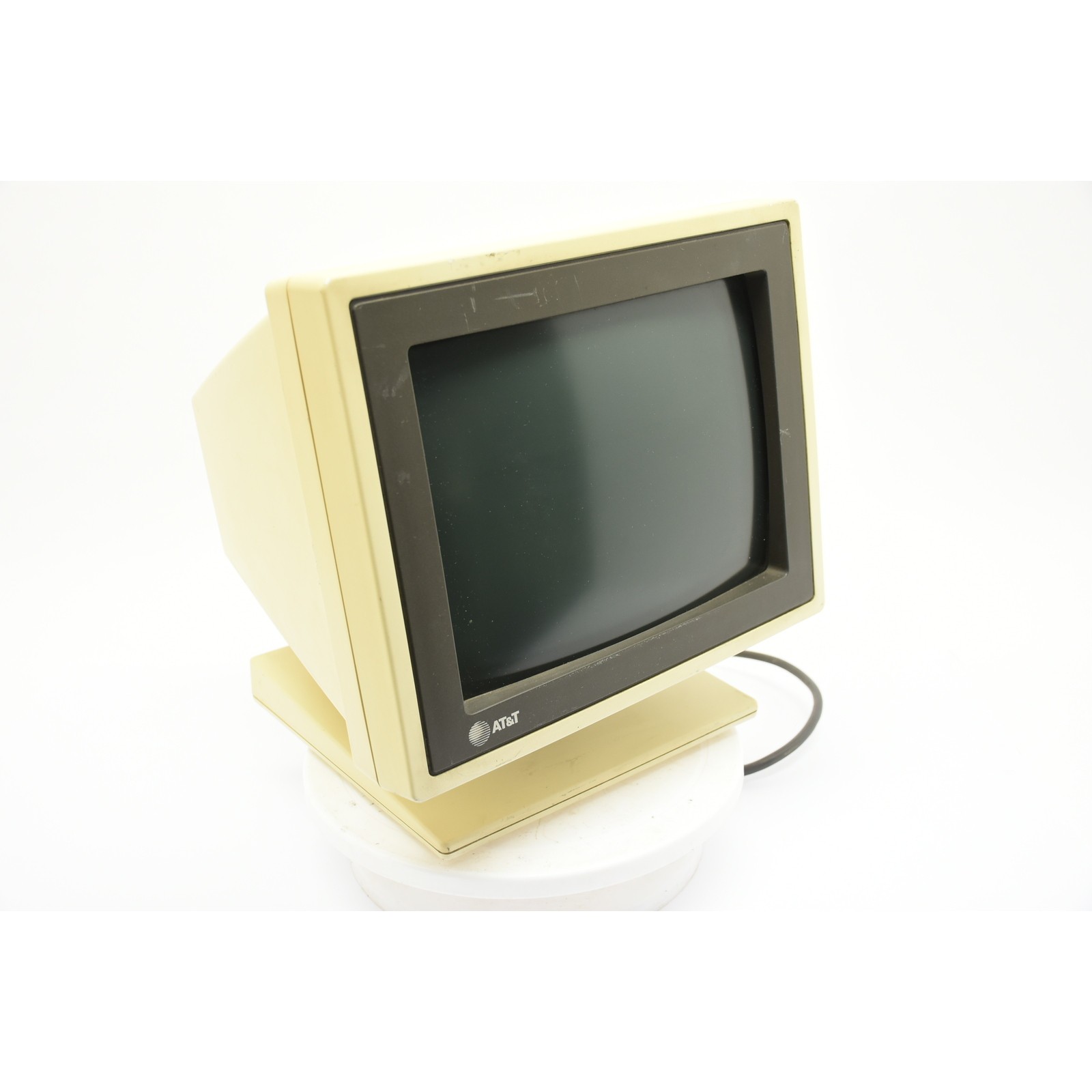 Vintage AT&T Monitor CRT 313/M Retro CRT Monitor (PC6300?) Monochrome Monitor