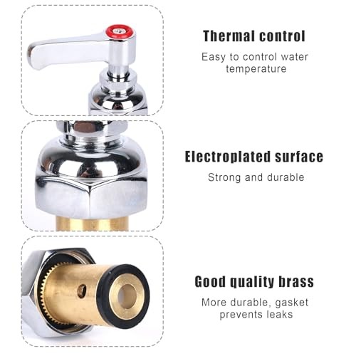 Hot Spindle Assembly for 002714-40 Eterna Valve Replacement, Hot Side Handle