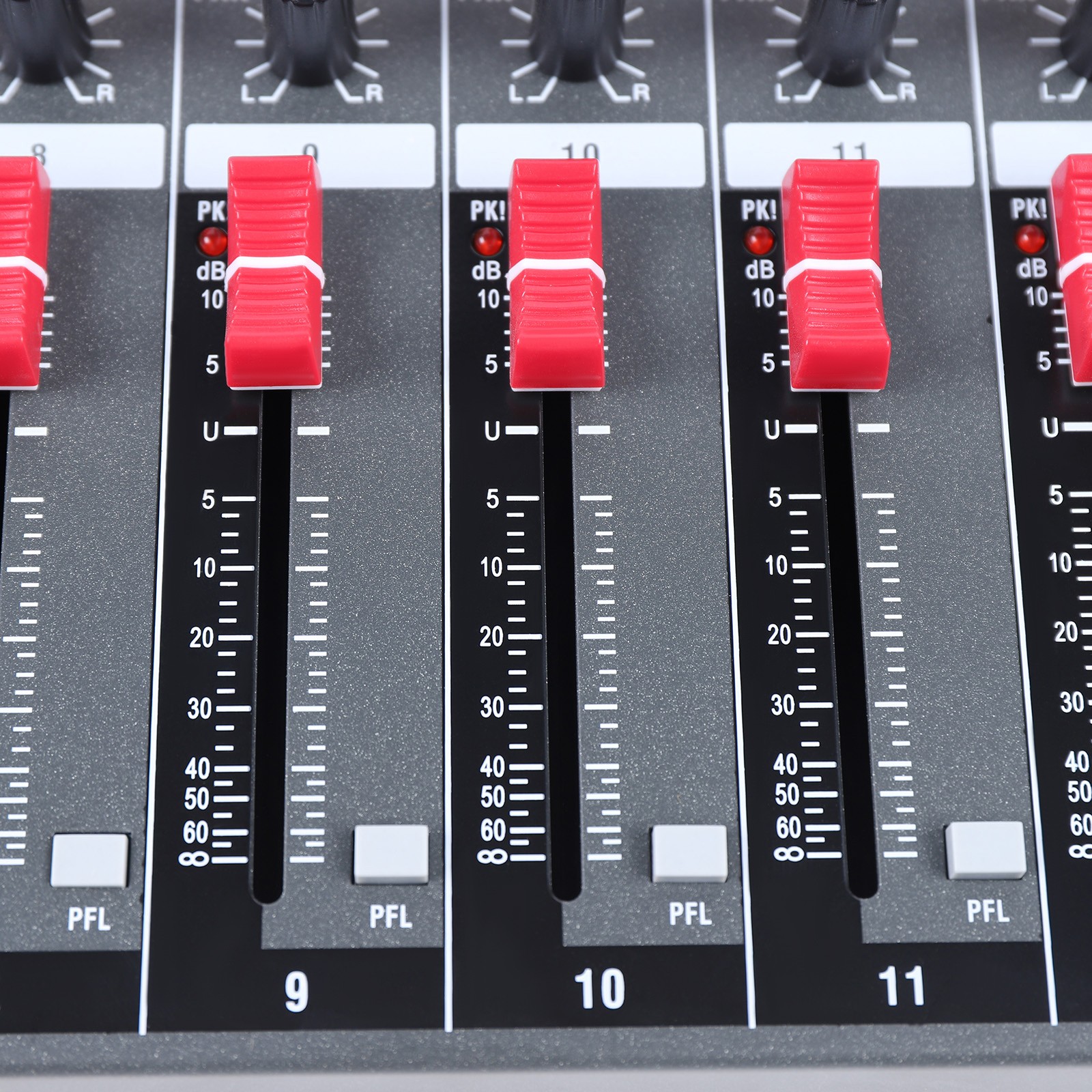 12 Channel Audio Mixer Bluetooth USB DJ Sound Mixing Console Amplifier Studio