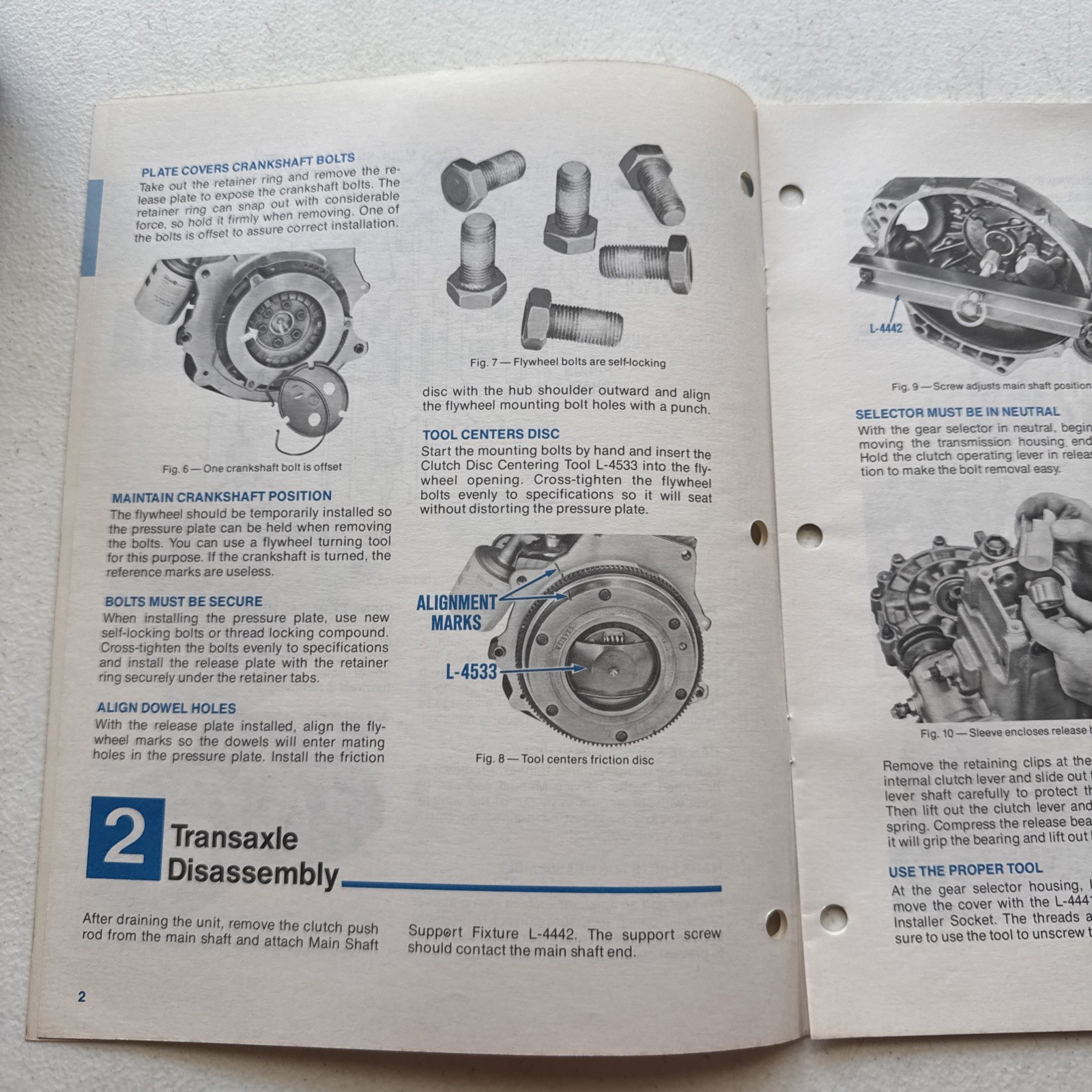 Chrysler Dodge 1978 Servicing The A-412 Transaxle And Clutch Reference Book