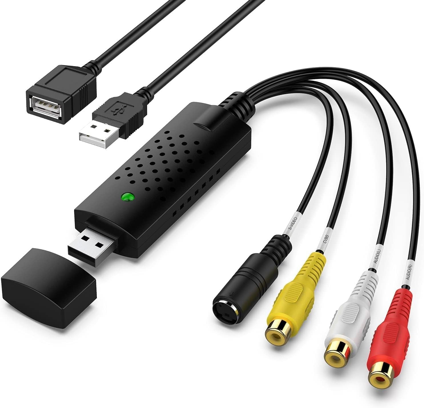 Video Capture Card, USB Video Capture Device,RCA to USB Audio Video Converter...