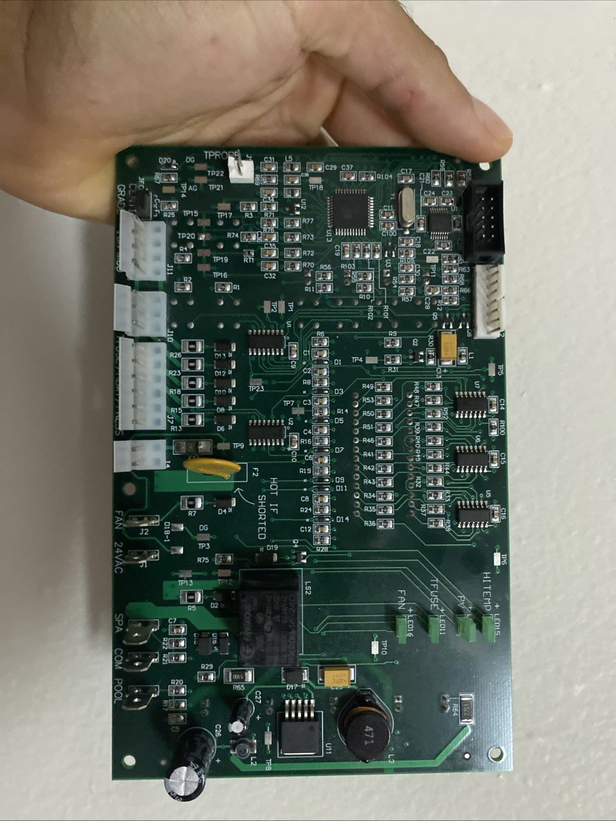 PENTAIR 472100 Digital Display Temperature Controller Circuit Board