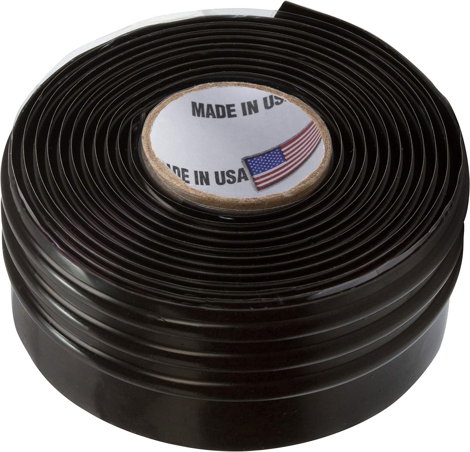 Silicone Rubber Grip Wrap for Tool Handles, Fitness and Sports Small, Black