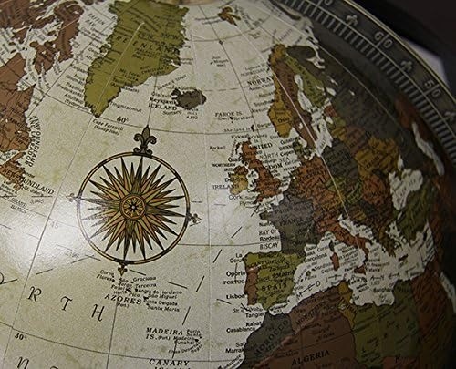 Replogle Lancaster Floor Globe, Bronze Metallic 12"
