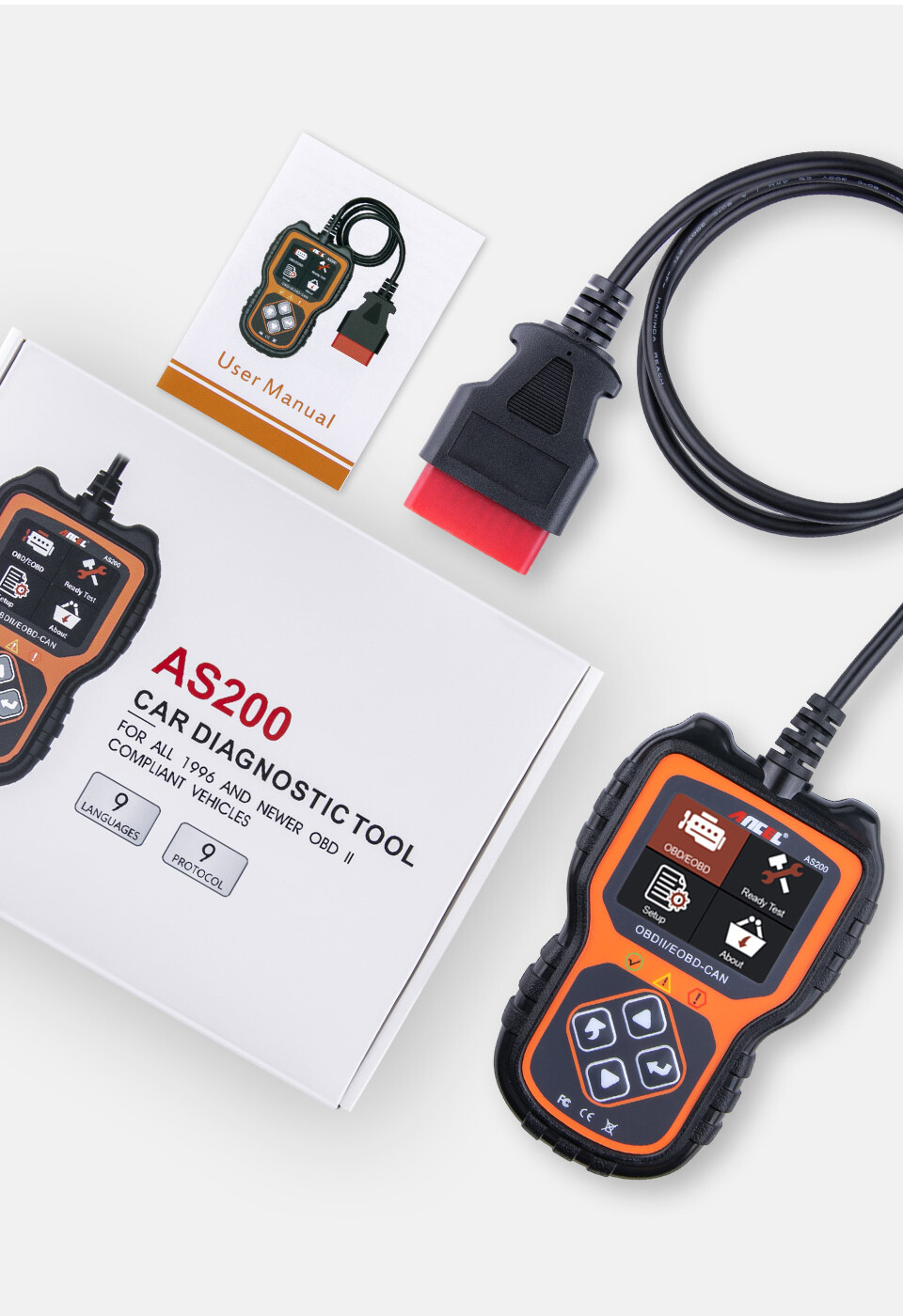 Automotive Scanner Code Reader OBD2 Check Engine Fault Car Diagnostic Scan Tool