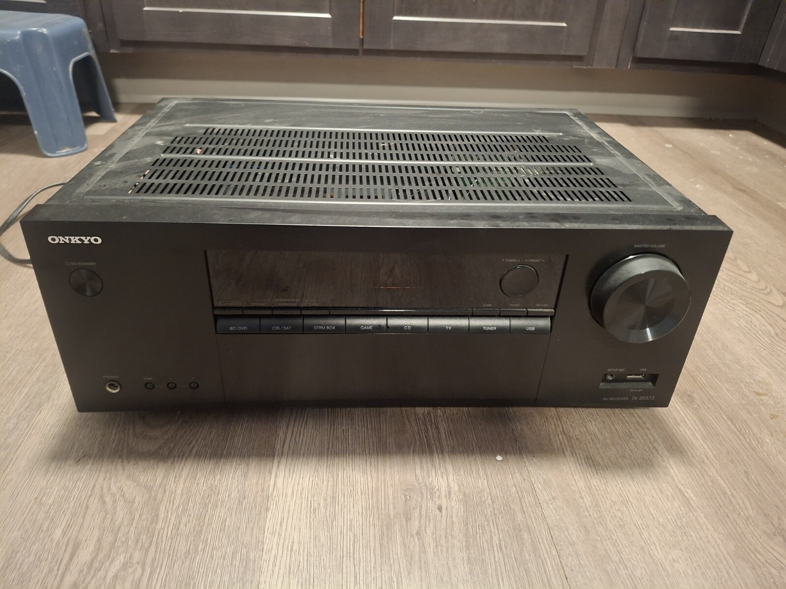 Onkyo TX-SR373 AV Receiver 5.2-Channel, HDMI, Bluetooth, USB, Dolby True HD, 4K