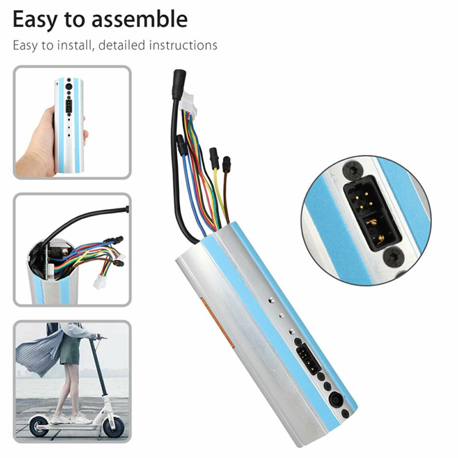 Control Circuit Board Dashboard Assembly Set for Ninebot Segway ES1 ES2 ES3 ES4