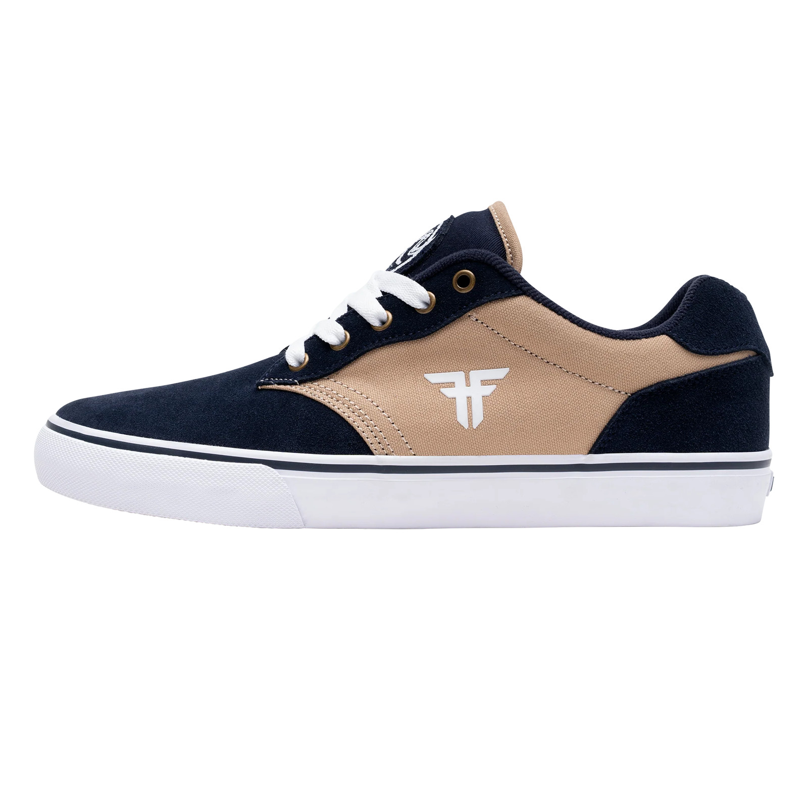 Fallen The Goat Navy/Tan/White Skateboard Shoes