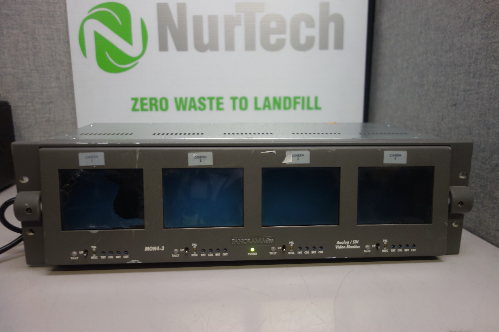 PANORAMA DTV MON4-3B ANALOG / SDI VIDEO MONITOR [for PARTS AS IS]