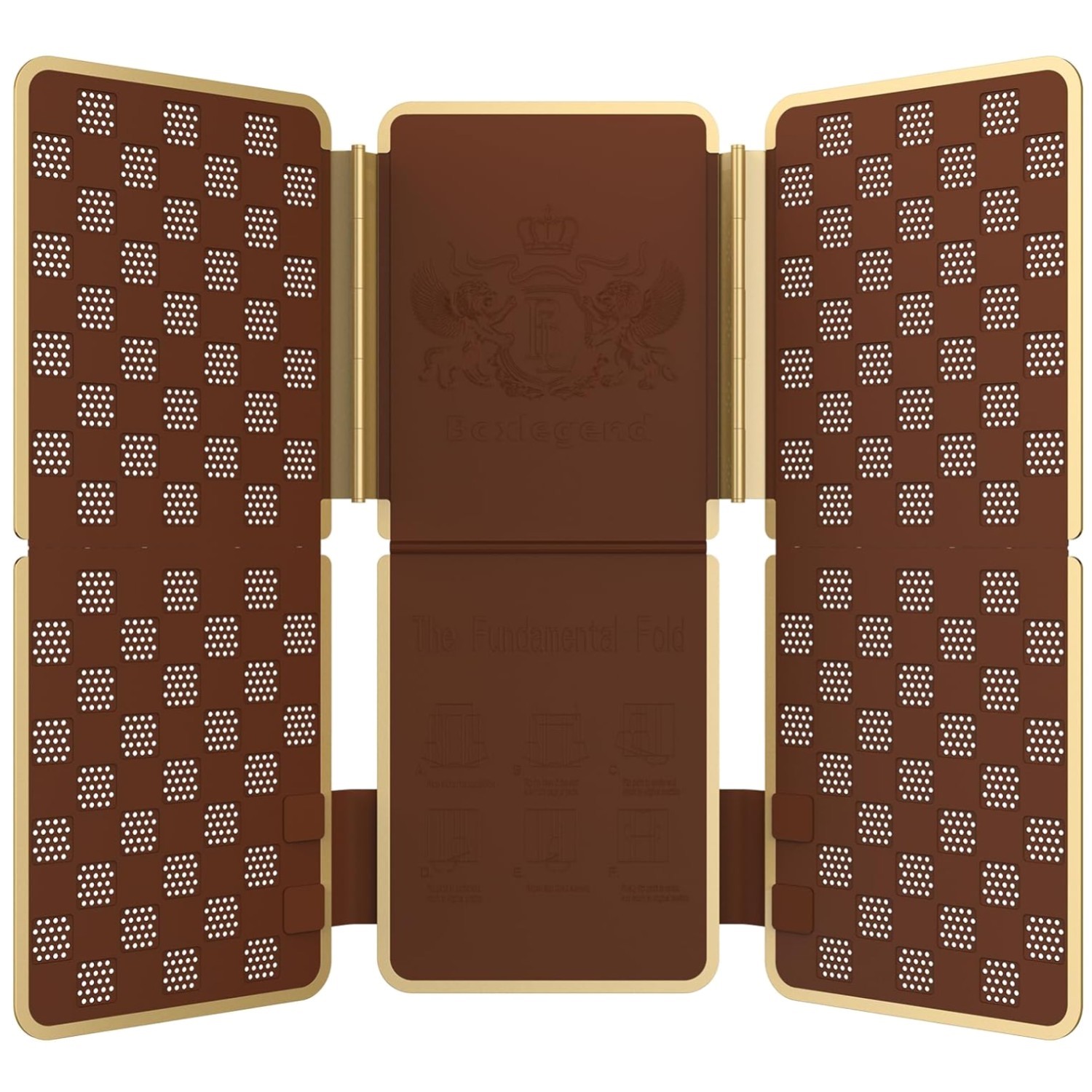 Versatile Metal Shirt Folder for Neat Wardrobe Organization