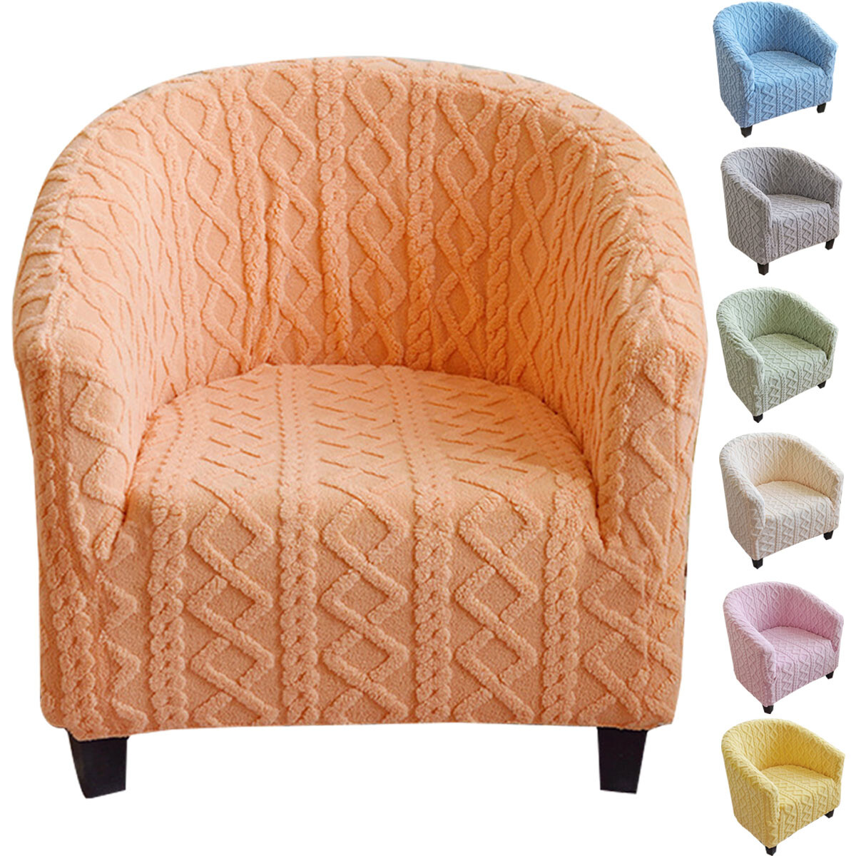 Elastic Stretch Tub Chair Cover Armchair Seat Sofa Covers Full Slipcover Home ❤