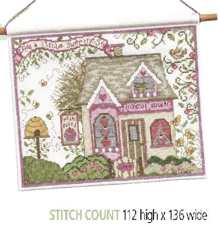 ROSIE'S  TEASHOP    CROSS STITCH  PATTERN ONLY   EQ - RWE