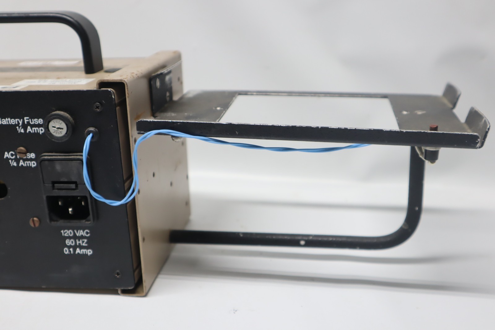 Eberline RM-14S Count Rate Meter And Attached Holder