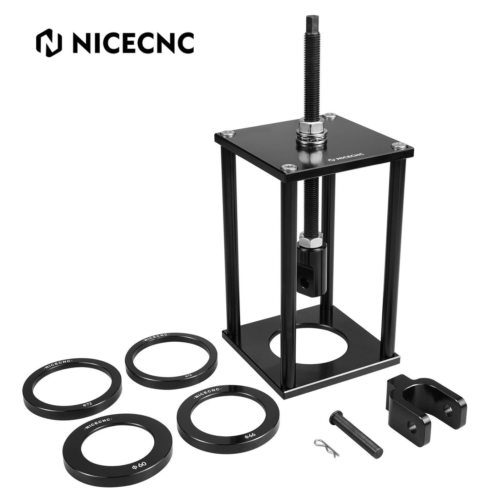 NICECNC Motorcycle Rear Shock Spring Compressor Adjustable Tool For ATV UTV