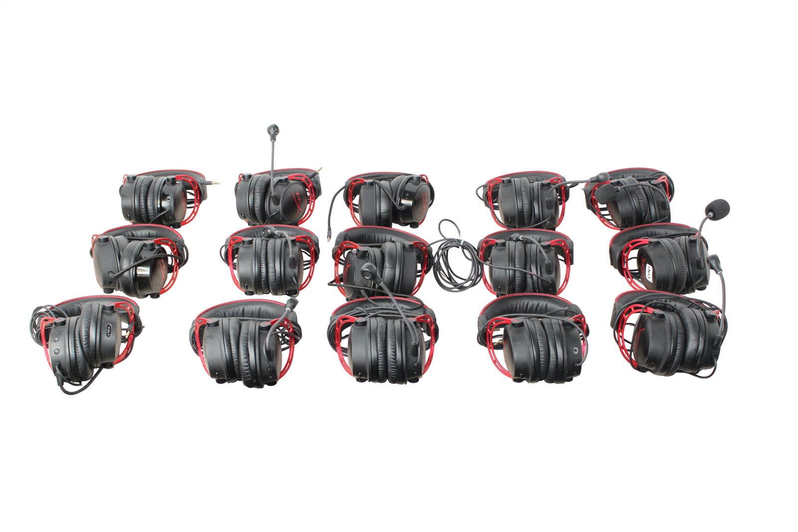 Lot of 15 HyperX Cloud Alpha Wired Gaming Headset- Black - Free shipping.