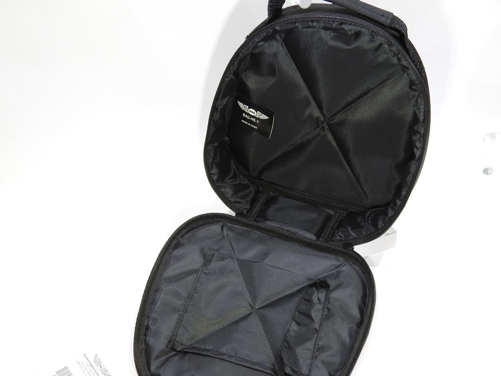 ASA AIRCLASSICS PILOT HEADSET BAG ASA-BAG-HS-1 Fits 1 Headset Case