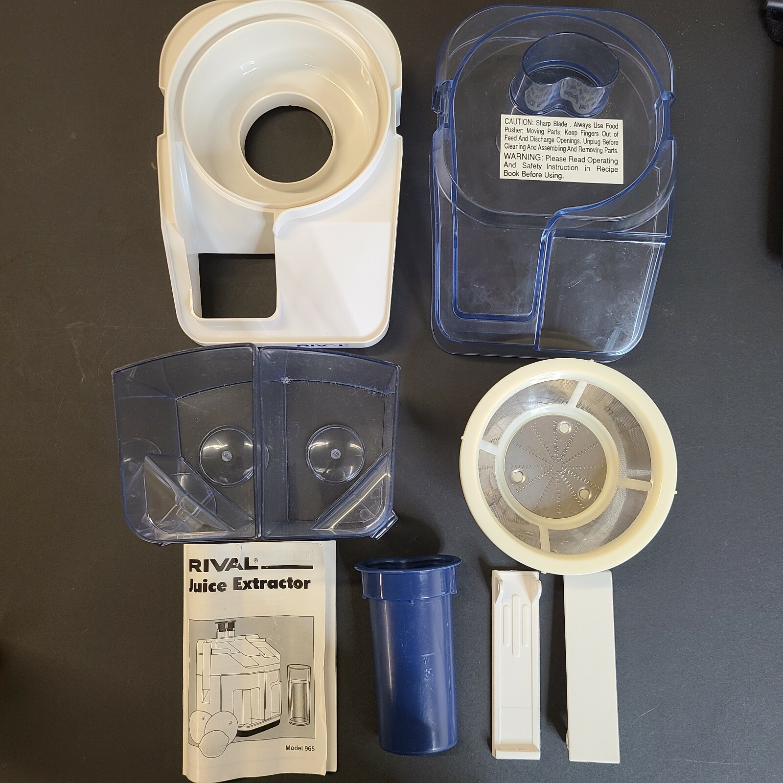 *YOU PICK* Rival 965 Juicer Replacement Part Tested Used Parts for Model 965