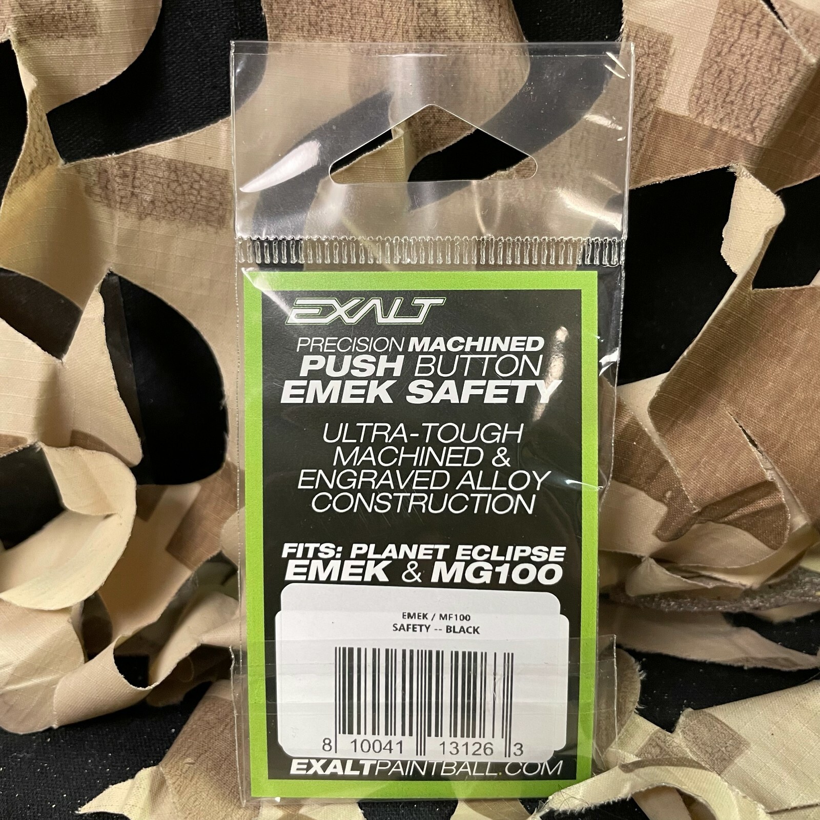 NEW Exalt Push Button Safety For Planet Eclipse EMEK, EMF100, & EMG100 - Black