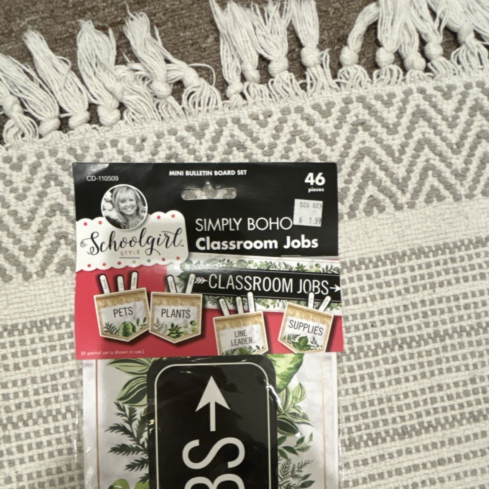 Schoolgirl Style Boho Classroom Jobs Mini Bulletin Board Set CD-110509