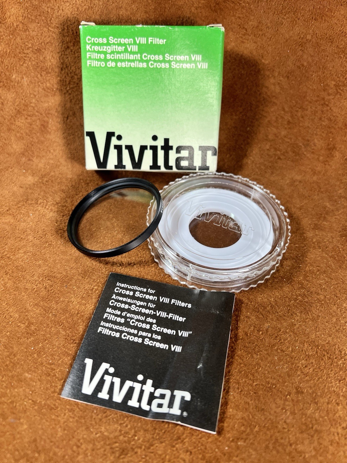 55mm Vivitar Cross Screen VIll Lens Filter