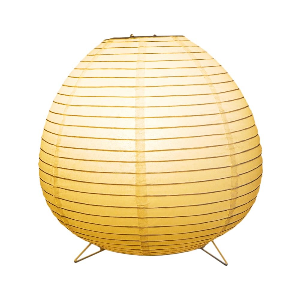 YY YEARCHY Table Lamp Paper Able Standing Lamps with 8"x9", White