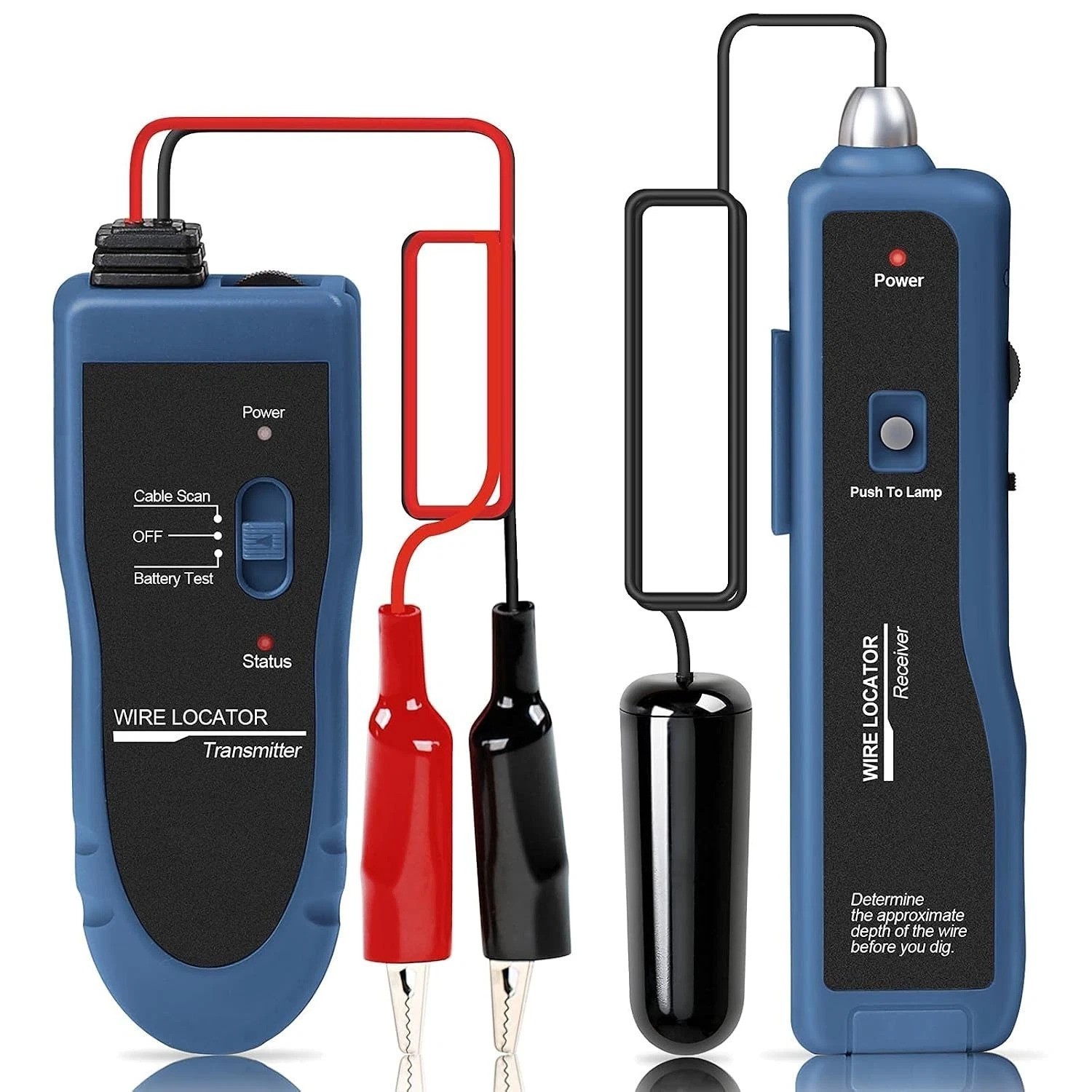 Advanced Underground Wire Locator - 1100mAh Rechargeable for Accurate Tracking