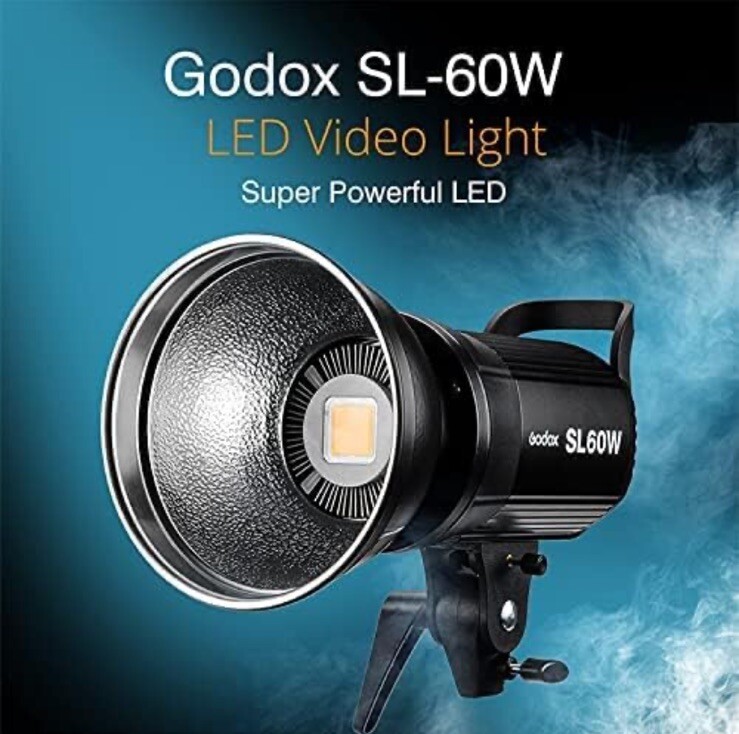 Godox SL-60 LED Video Light 5600K LCD Display Remote Control (Daylight-Balanced)