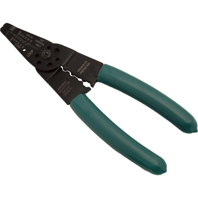 Wire Stripper / Cutter, 8", 10-24 AWG
