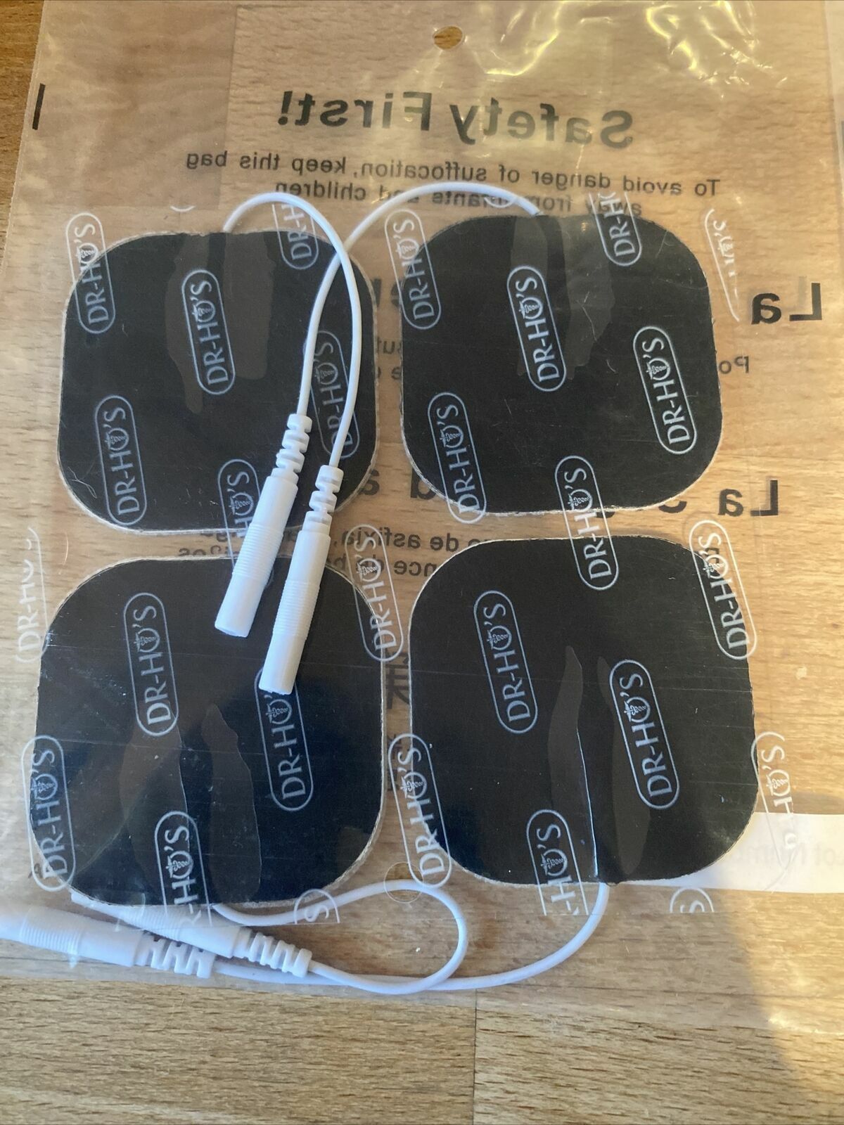4 Pair DR HO'S Pain Therapy System Replacement Flex Tone Small Electrode Gel Pad