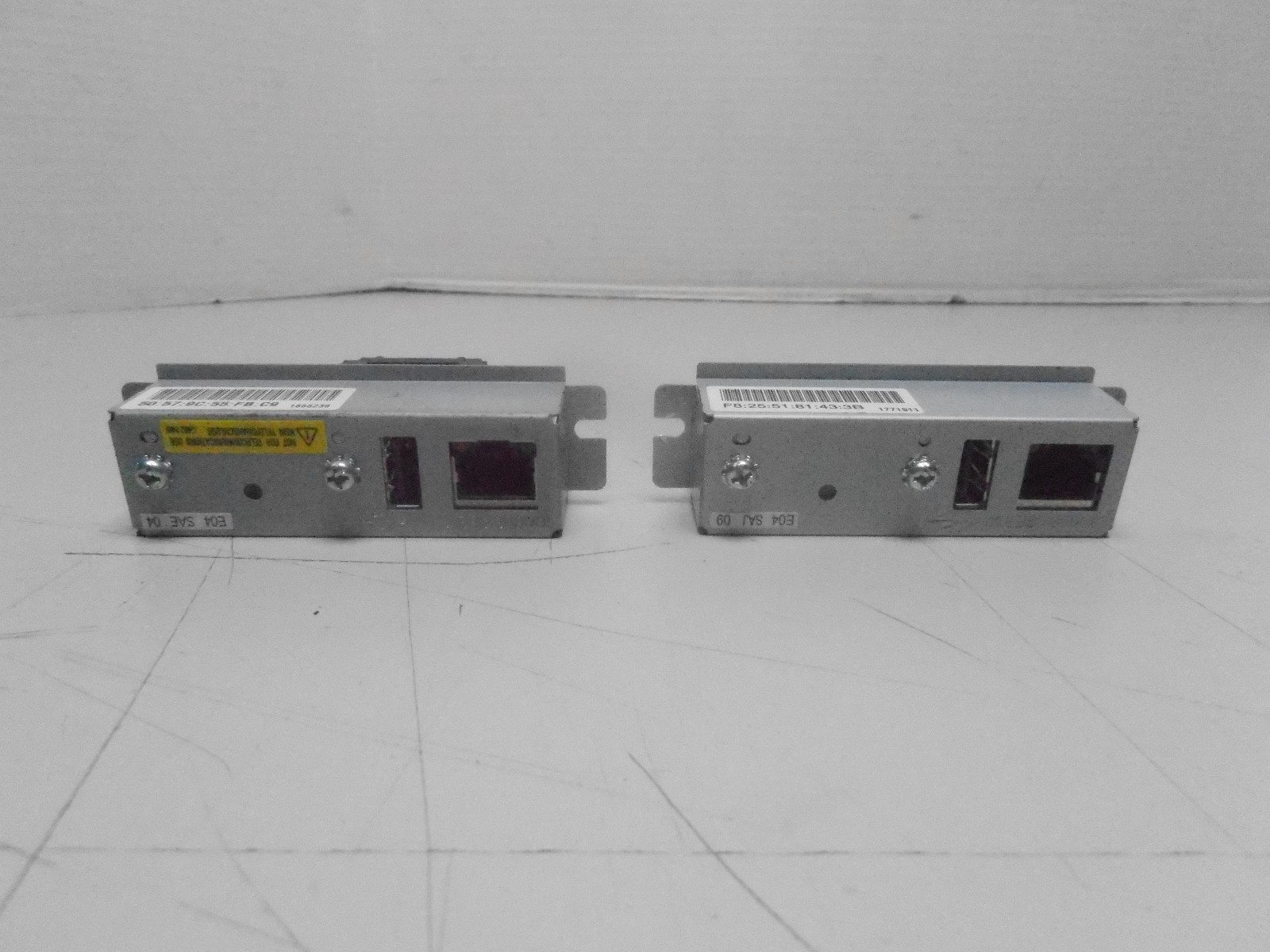 x2 Epson UB-E04 Ethernet Interface Card POS Printer Network Adapter RJ-45 M329A