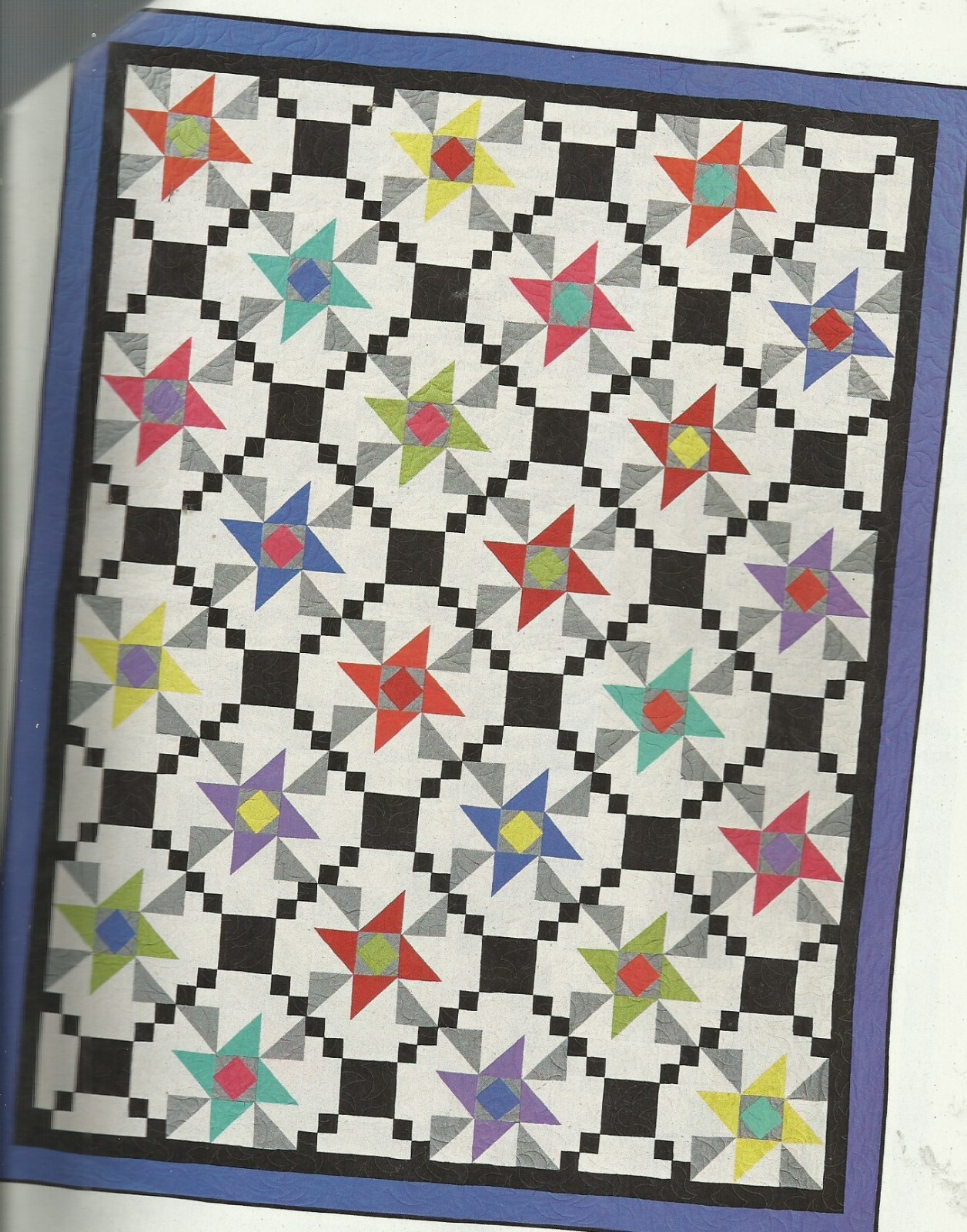 A0492 SPLASH OF COLOR QUILT PATTERN/INSTRUCTIONS