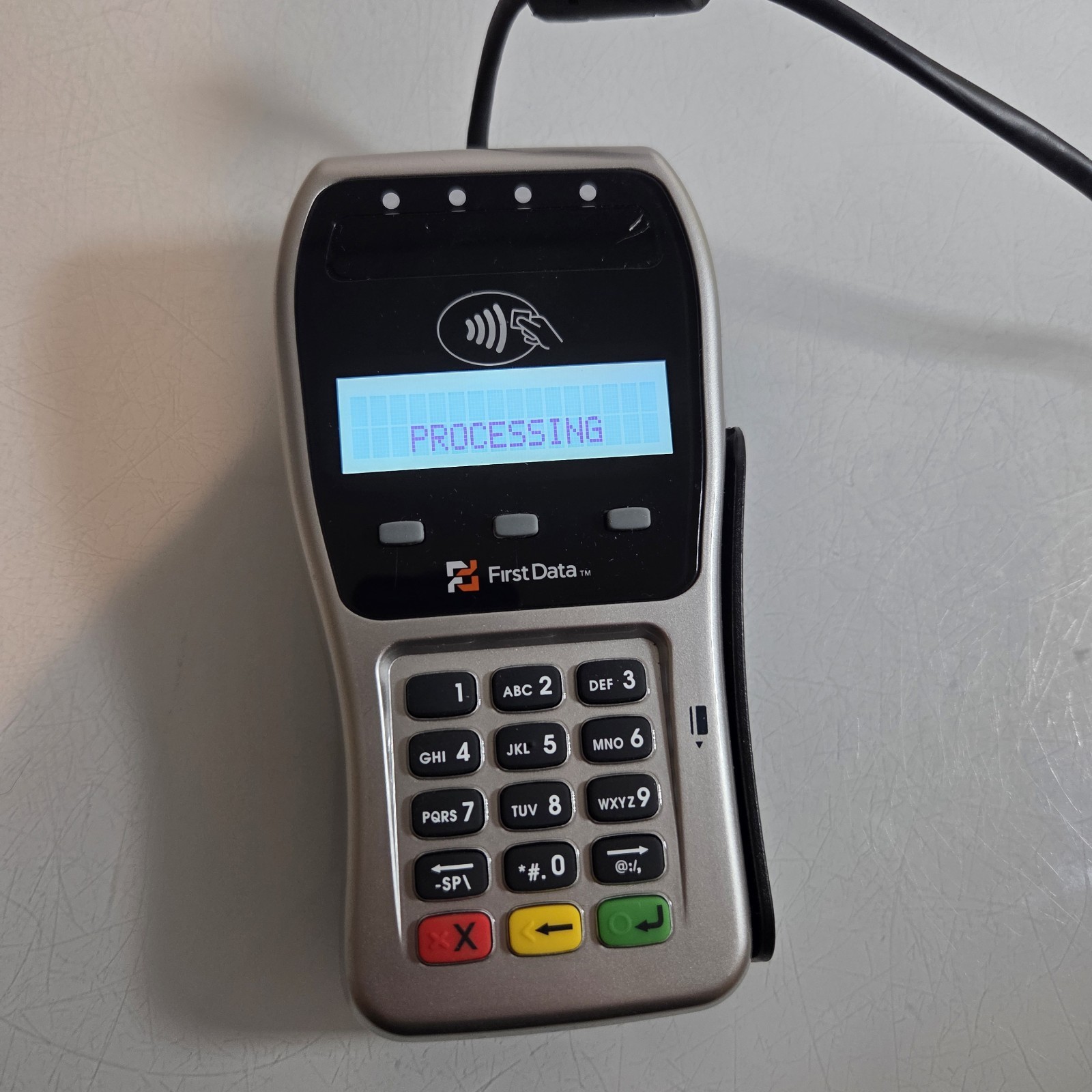 FD35 First Data 001791064 Pin Pad With Well Encryption, Tap or Swipe Card Reader