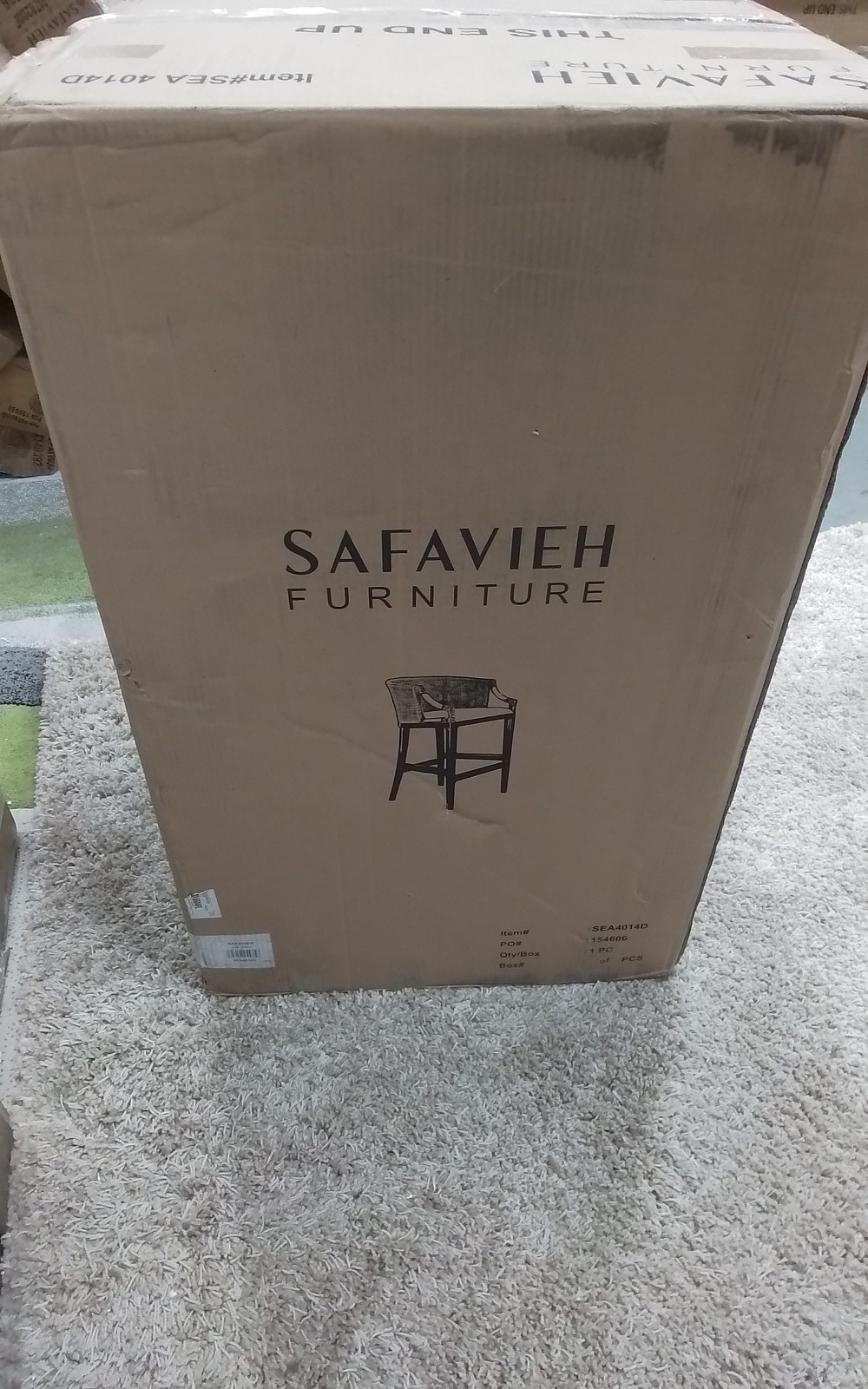 Safavieh BRANDO BARSTOOL, Reduced Price 2172778149 SEA4014D