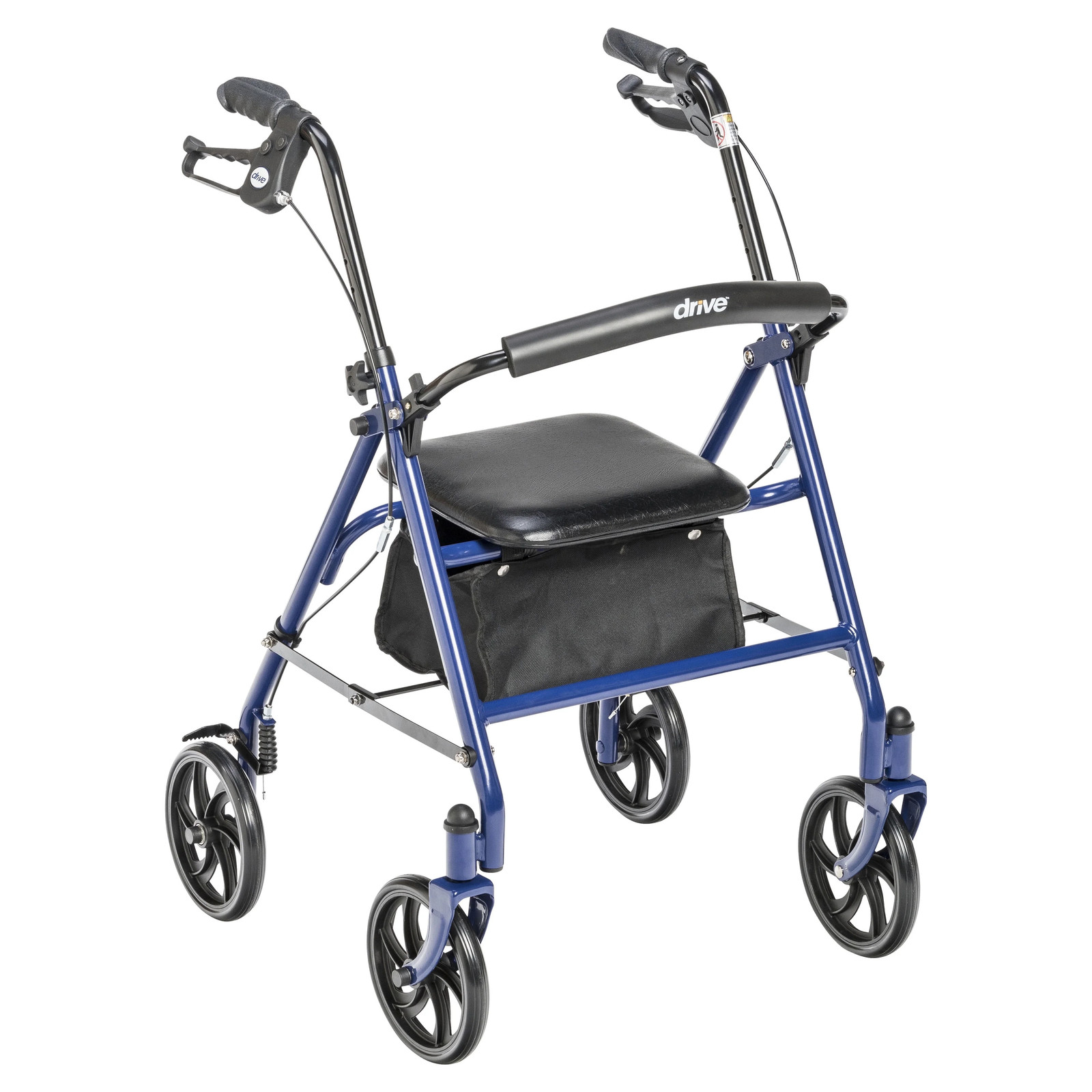 Drive Medical Four Wheel Rollator Rolling Walker with Fold Up Removable*-
