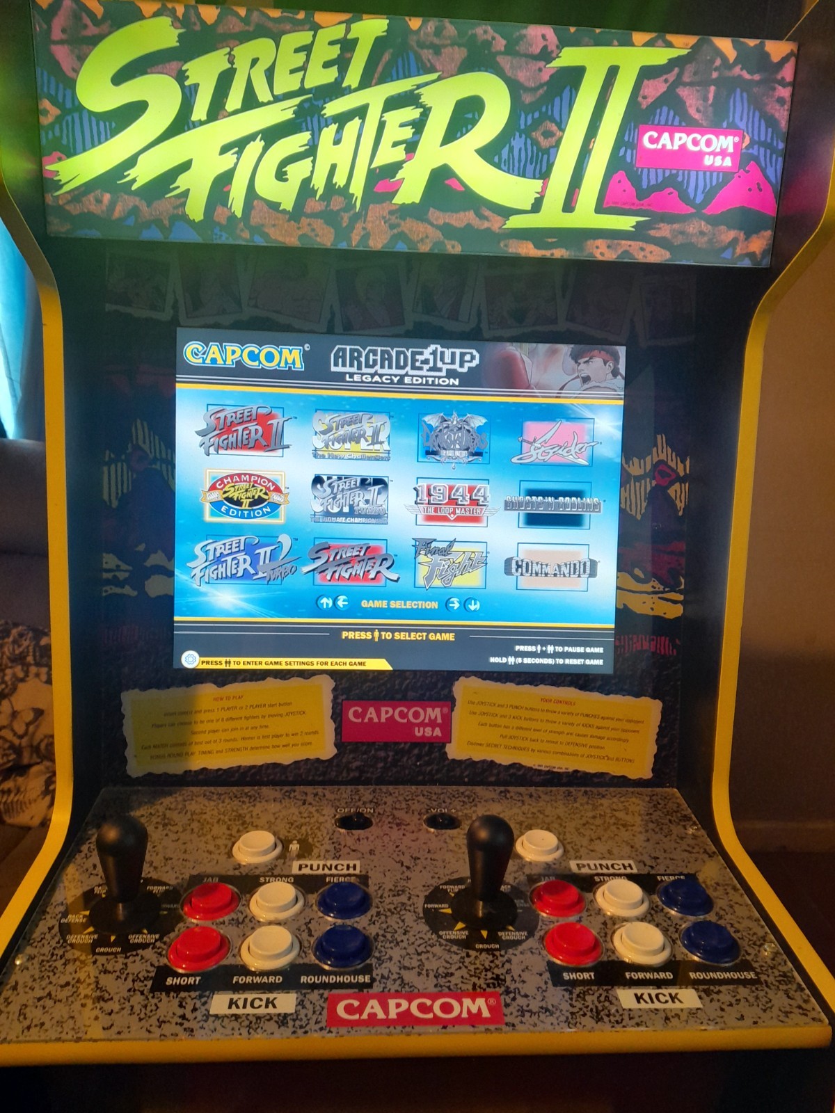 Arcade1Up Street Fighter 2 Legacy Edition